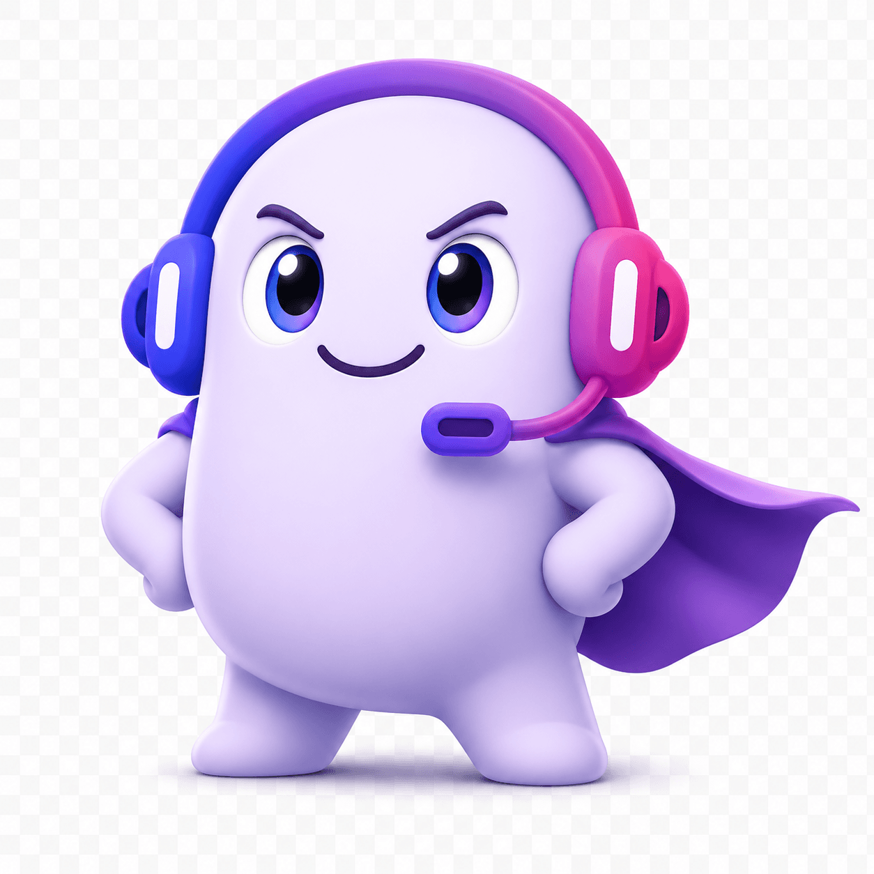 Copilotly mascot in a heroic pose, representing every expert in one platform